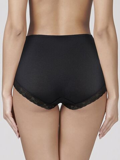 Высокие трусики-слипы Charming из микромодала (Размер: XXL) (Цвет: кофейный)