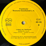 Юбилейный концерт - 175-летие Франкфуртского музейного общества 2LP (Германия)