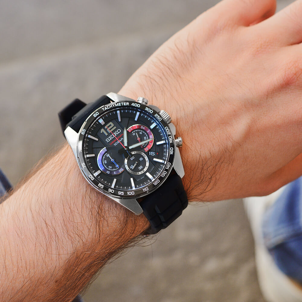 Мужские японские часы Seiko SSB347P1