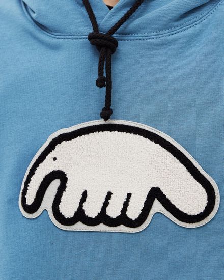 Толстовка ANTEATER Hoodie Blue-White-Logo