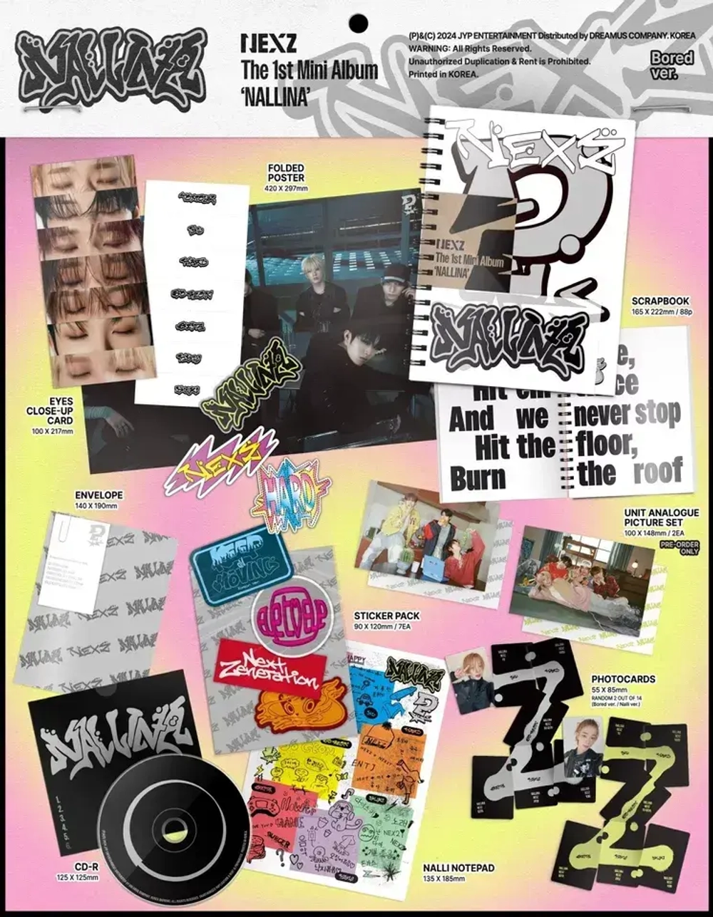 Альбом NEXZ - NALLINA (Bored ver.)