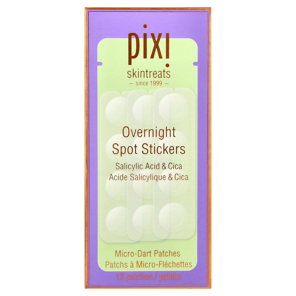 Pixi Beauty, ночные стикеры для точечного применения, 12 патчей