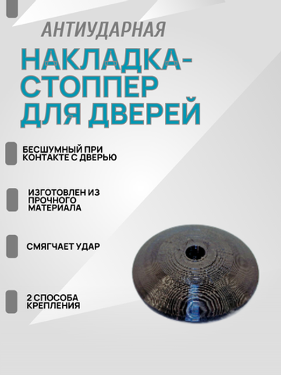 Ограничитель, стоппер для дверей и окон, противоударный