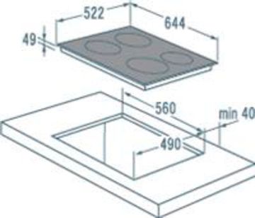 Варильна поверхня електрична GORENJE GIT67B