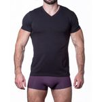 Мужская футболка черная Sergio Dallini SDT751-2