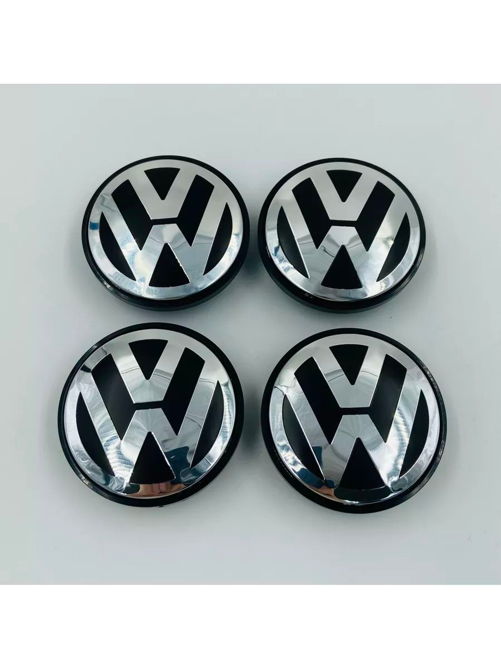Колпачки на литые диски с эмблемой Volkswagen 69 мм 4 шт
