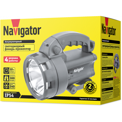 Фонарь Navigator 94 963 NPT-SP09-ACCU Прожект.CREE