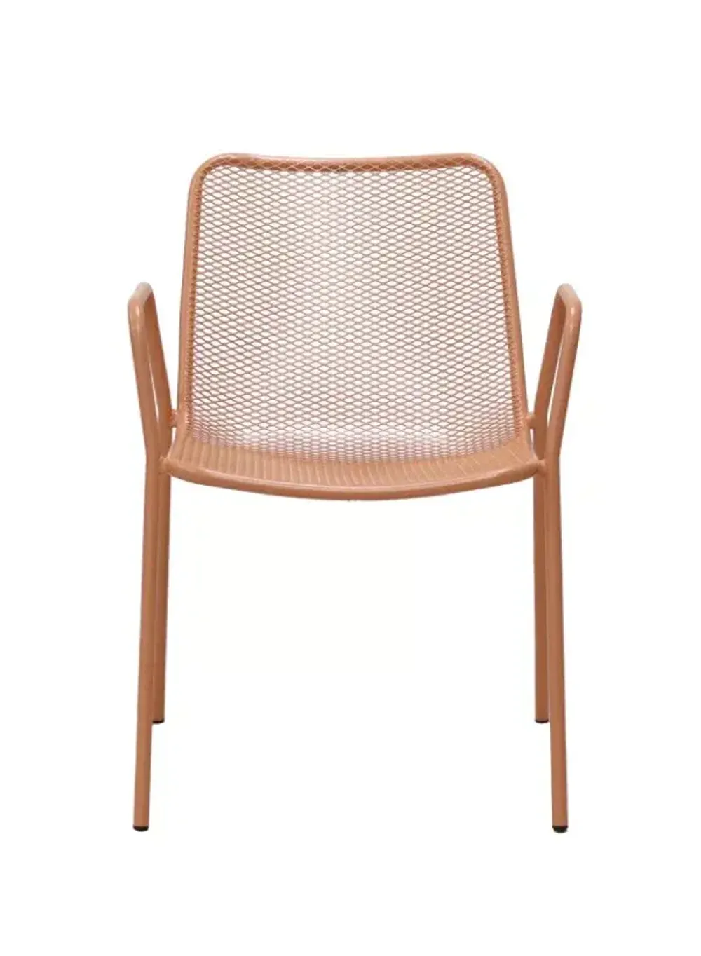 "Зевс" стул стальной, цвет темно-коралловый