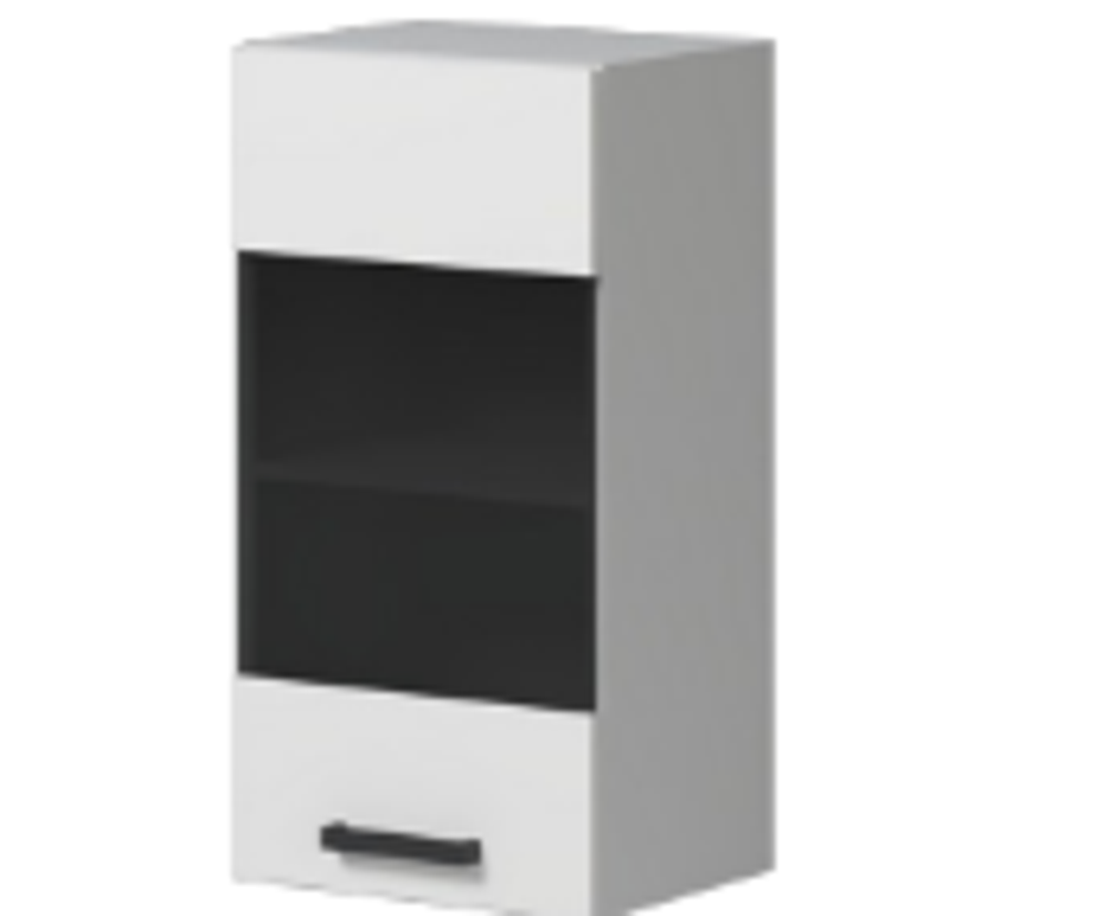 Аlisa Loft - Шкаф навесной 400 со стеклом