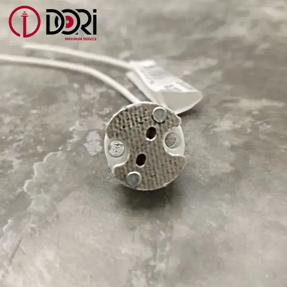 Патрон DORI керамический для лампы GU5.3, (5шт)