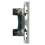 Заглушка (механизм), серия Эмили, платиново-серый, soft touch, RST00-5116-10 49961