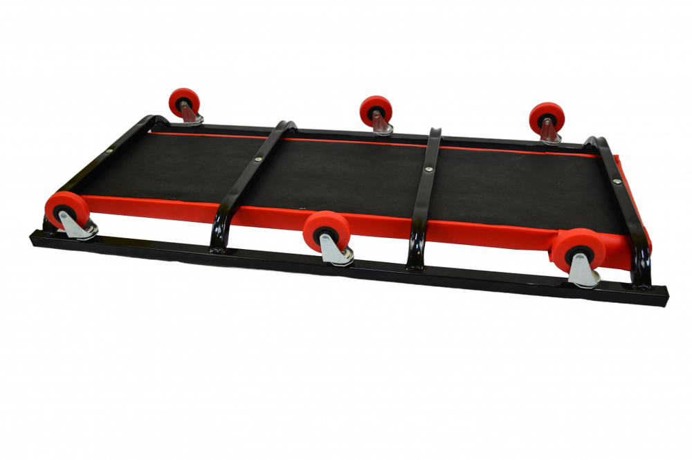 Лежак подкатной низкопрофильный красный GWC-1 Great Wolf