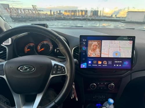 Магнитола для Lada Xray 2015-2022, Xray Cross - Teyes CC3-2K монитор 13", QLED+2K, Android 10, Быстрая, 4G SIM-слот, CarPlay