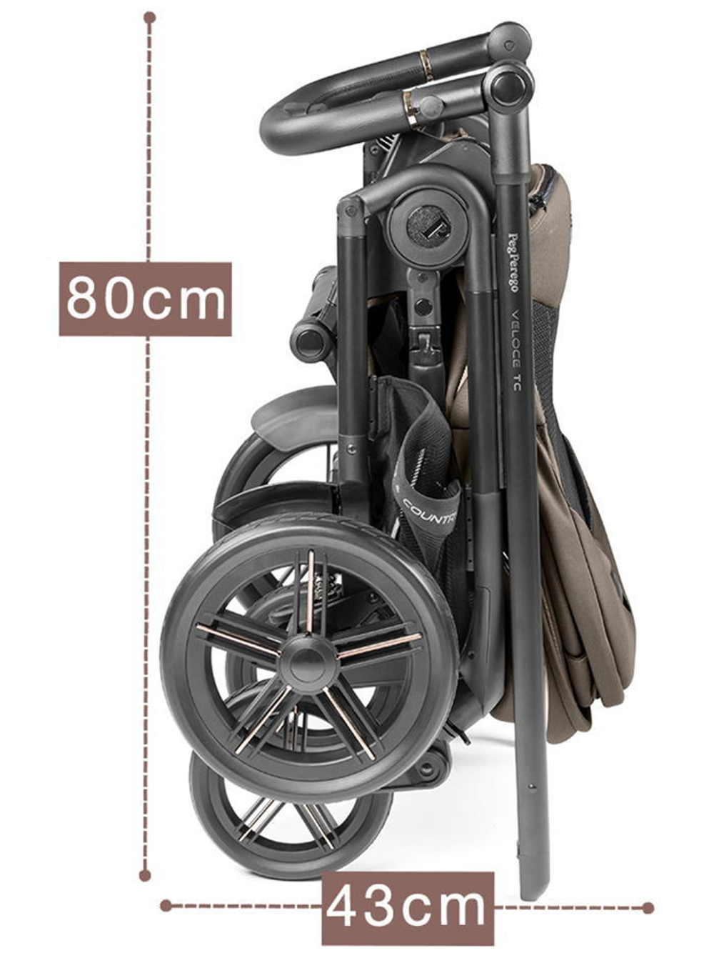 Коляска Peg Perego Veloce TC New Belvedere 2 в 1 Pine Bark