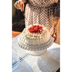 Блюдо для торта с крышкой Tiffany, Ø30 см, зеленое