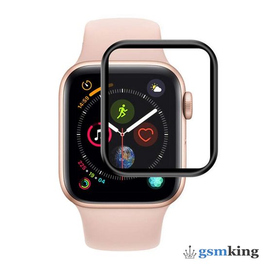 Tempered Glass 3D Full Cover for Watch 7 45mm Black