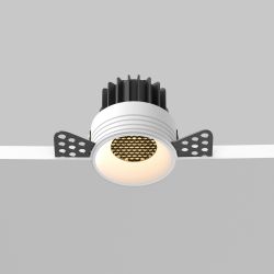 Светильник встраиваемый светодиодный Maytoni Round DL058-7W2.7K-TRS-W