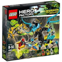 LEGO Hero Factory: Королева Монстров против Фурно, Эво и Стормера 44029 — QUEEN Beast vs. FURNO, EVO & STORMER — Лего Фабрика Героев