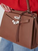 БРЕЛОК CHARM 01 EPSOM CARAMEL