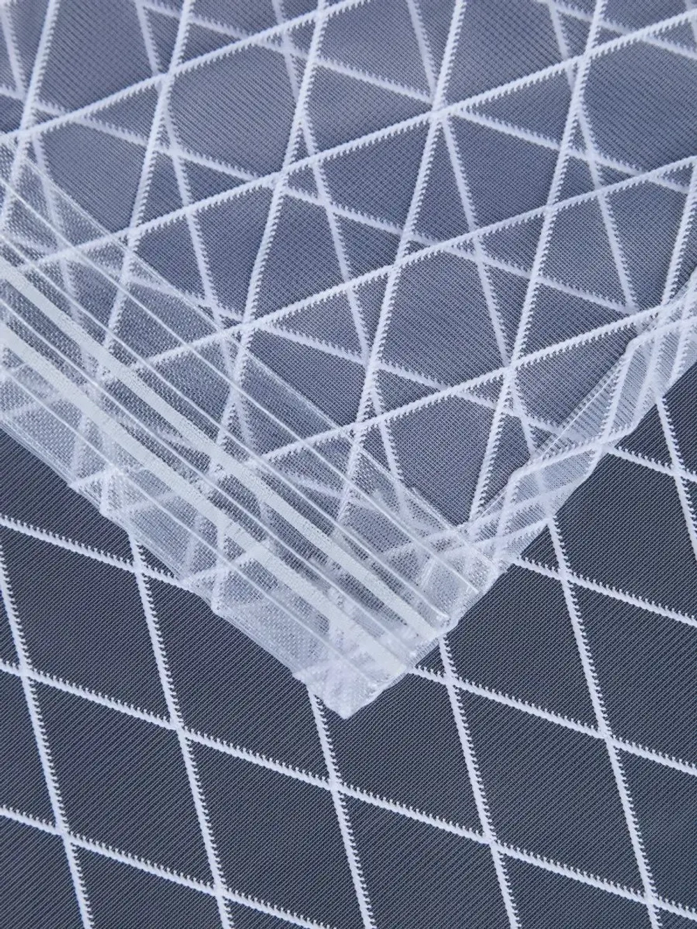 Тюль в спальню кухню длинный готовый 300 на 250