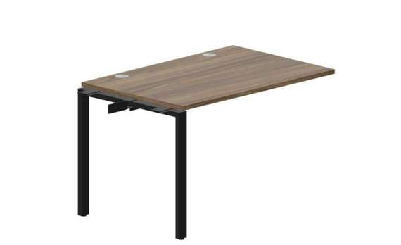 стол Strike 1180х780х750мм (2 громмета) - приставной элемент
