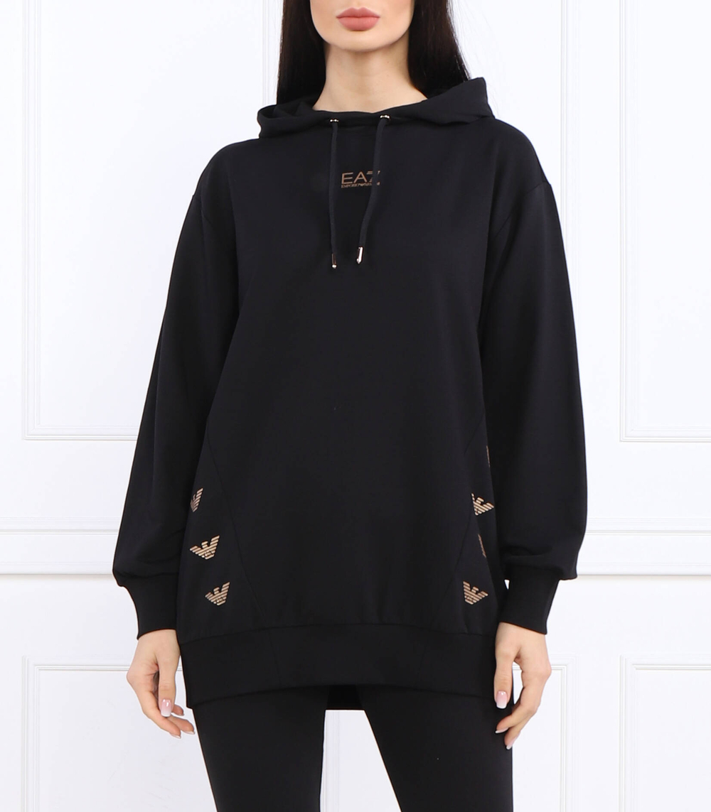 Худи EA7 - черный(3RTM11 TJEAZ)