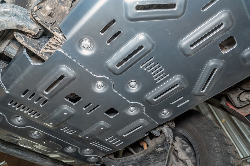 Защита радиатора, картера, РК, КПП для TANK 300 Off-road version, базовая, алюминиевая, 8 мм Falcon