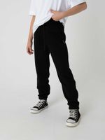 Джоггеры "Уголь" с карманами утепленные 7+