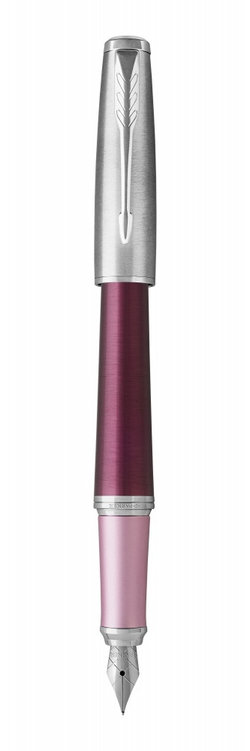 Перьевая ручка Parker Urban Premium Dark Purple CT, перо: F, цвет чернил: blue, в подарочной упаковке