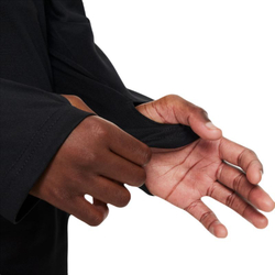 Футболка для мальчика теннисная Nike Dri-Fit Poly+ 1/4 Zip - черный