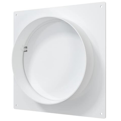 Площадка торцевая SKNPO фланец D150 соединитель обр.клапан 190x175 пластик ERA