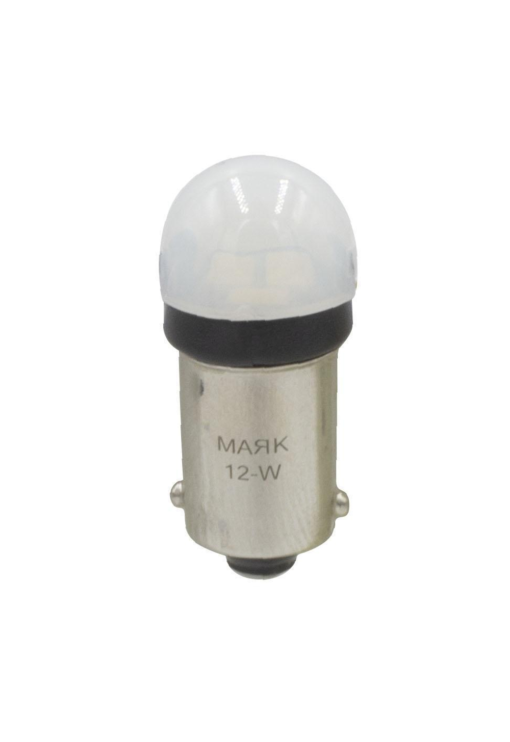 Лампа светодиодная 12V 4W металлический цоколь супербелый 3 SMD 2 шт. блистер Маяк