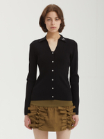 Женское Поло Ribbed Knitted