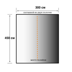 Космолёт №1 - фон неопреновый