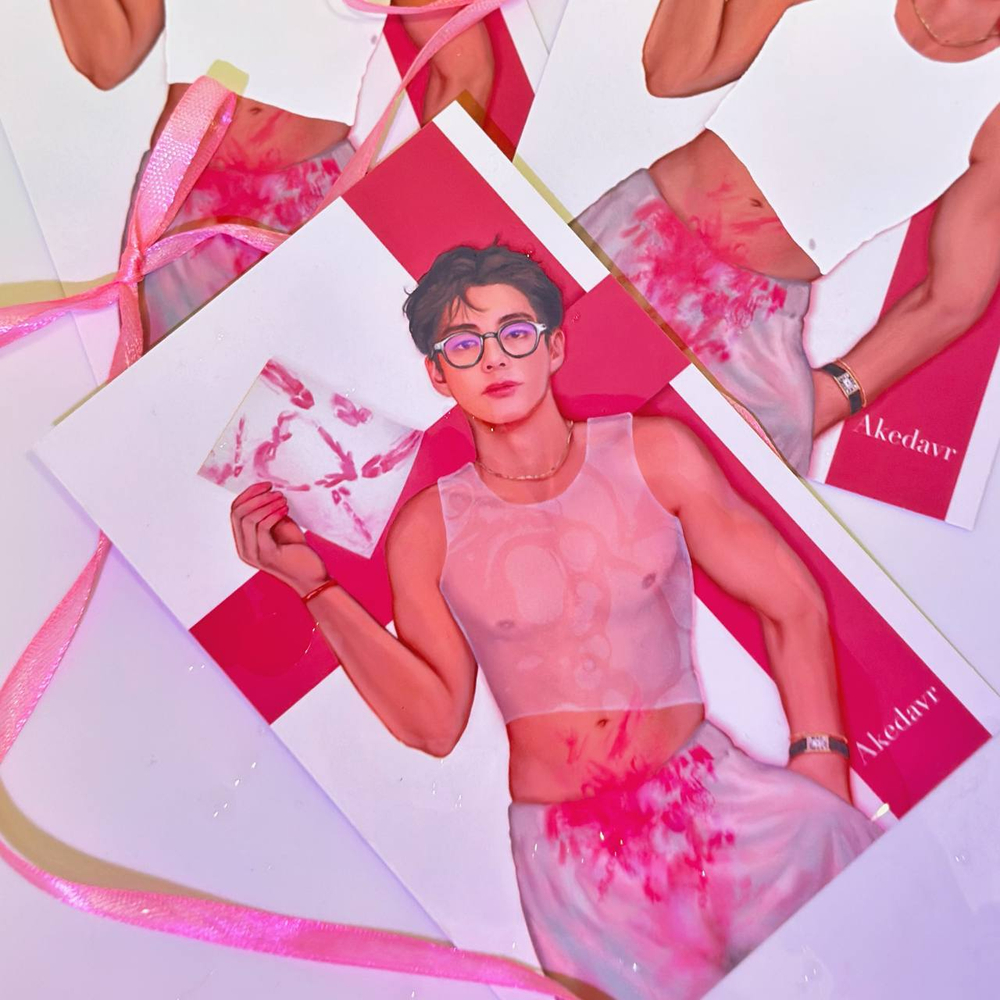 Арт принт / Akedavr / BTS / Тэхён #4