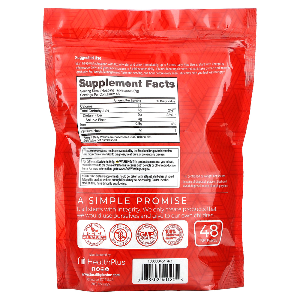 Health Plus, Экстракт листьев подорожника, 12 унций (340 г)