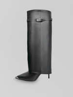 Сапоги Araz N88 однотонные на шпильке с отстегивающимся ремешком