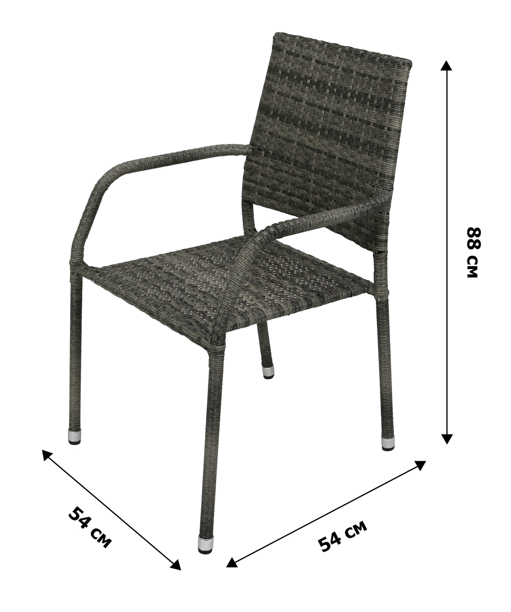 Стул  Гарда арт.GS019, серый  "Garden story"