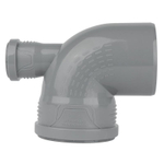 Отвод канализационный с фронтальным выходом вверх RTP 110х50 мм 90°