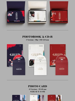 Альбом Kim Wooseok - Greed 1st Desire Album K Version