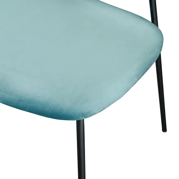 Стул Letto Soft бирюзовый велюр