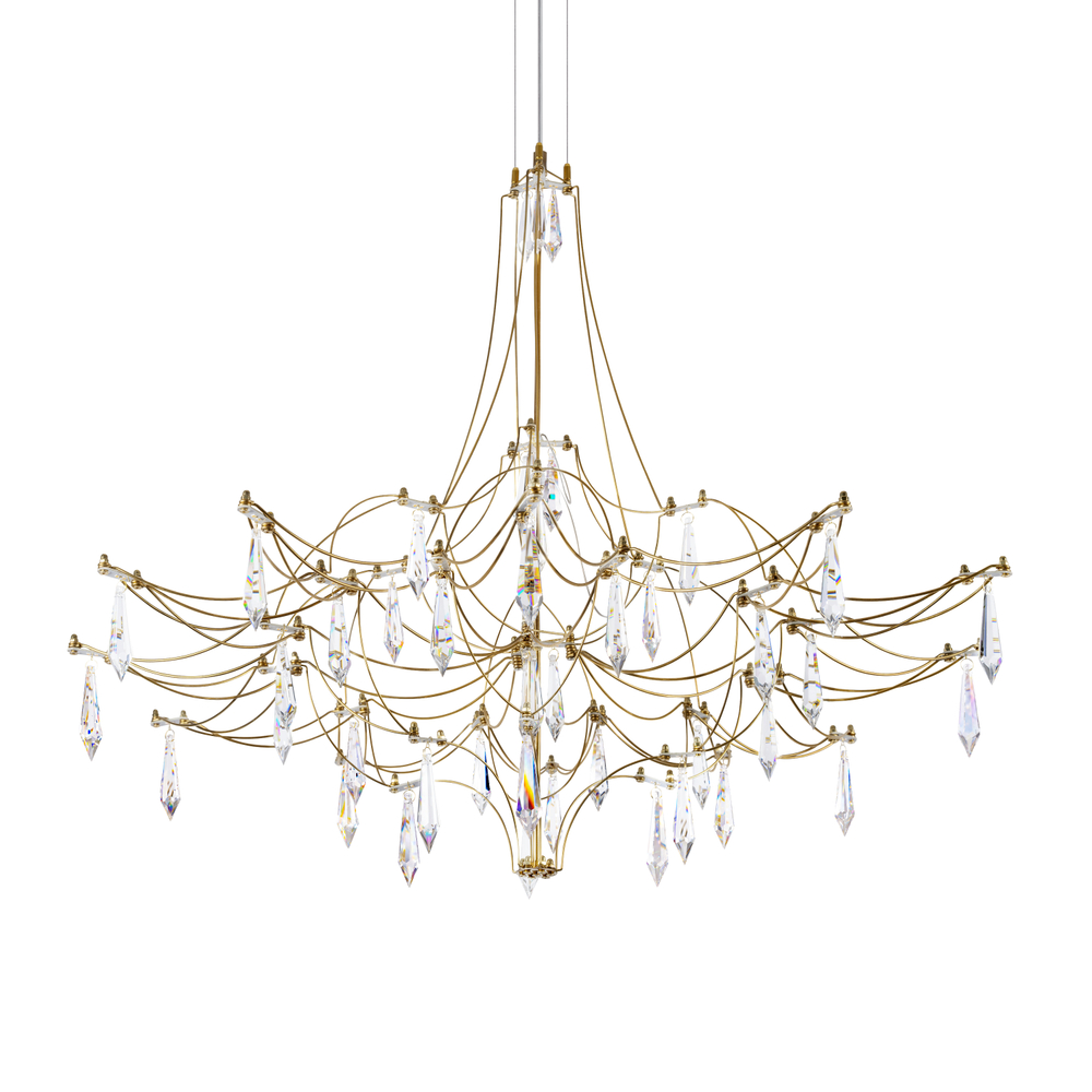 Подвесная светодиодная люстра Loft It Mira 10588/800 Gold Asfour