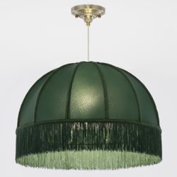 Citilux Базель CL407032 Подвесной светильник бронза с зелёным абажуром