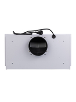 Вытяжка кухонная Quin-60 (WHITE) белый, D150мм, 1200м3/ч, полновстраиваемая, мотор 230Ватт, металл 60см, кнопочное управл.(MACBI)