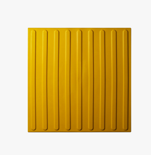 Плитка тактильная (направление движения, полоса) ПВХ 500x500x4