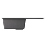 Мойка ML-GM31 КОМФОРТ с крылом, графит (342), 770*500*190мм