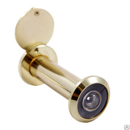 Глазок дверной АЛЛЮР ГДШ-4 б/шт 60-100мм d16 золото  /1543