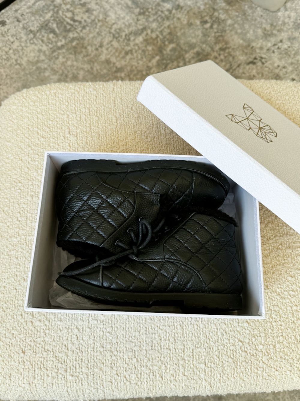 Утепленные кожаные ботинки Age of Innocence, 31,5