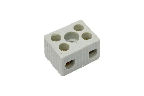 Клемма Navigator NTB-HCR 2*24 24А +350°C керамика белая 30422