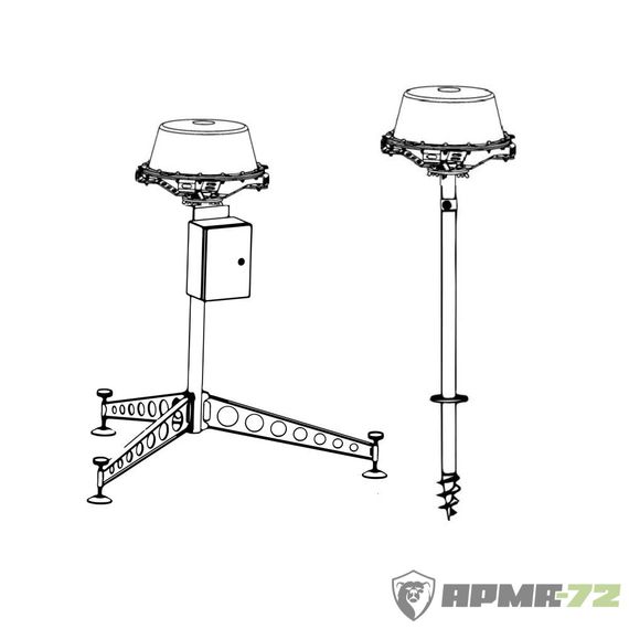 Стойка тренога с ромашкой